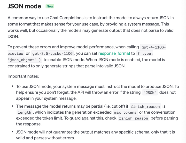 OpenAI DevDayで発表されたJSON形式で返すことが保証される「JSONモード」を、AWS Lambdaを利用して試してみた ...