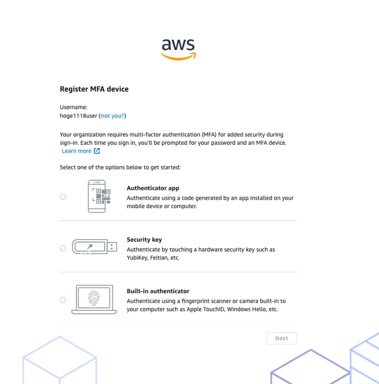 [アップデート] AWS IAM Identity Center を新規に有効化した時のデフォルト設定が MFA 登録必須になったようなので ...