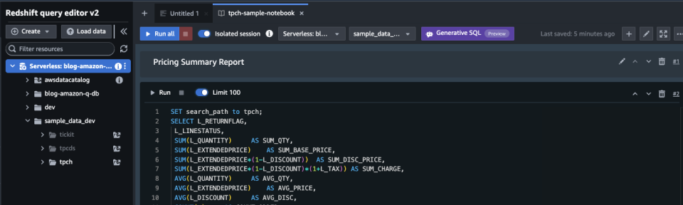Sql Amazon Red Interface プレビュー提供中の、Amazon Redshift クエリエディタのAmazon Q generative SQLを試してみた ...