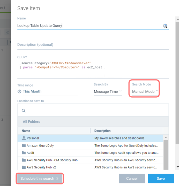 Sumo Logic の Lookup Table の作成方法・検索での使い方・テーブルデータの自動更新方法について | DevelopersIO
