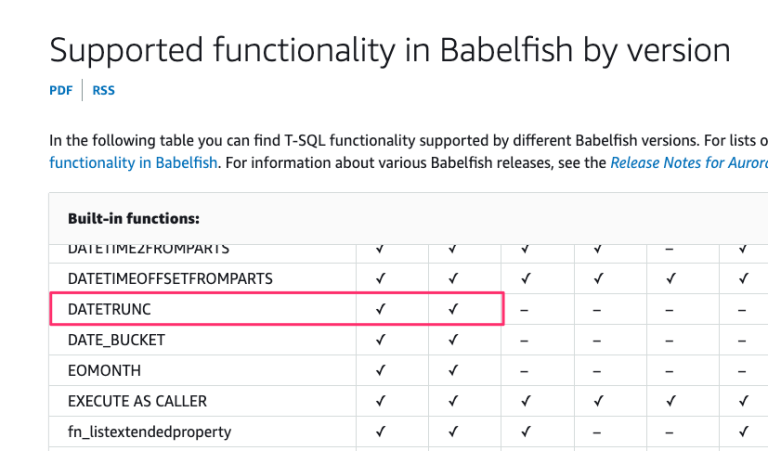 Babelfish for Aurora PostgreSQL でクライアントから TDS を使用した時に Performance ...