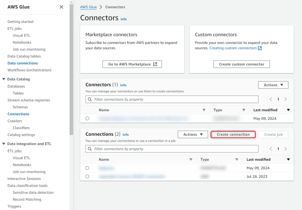 AWS Glue for Apache Spark ネイティブ接続を使用して BigQuery のデータを Amazon S3 に転送する ...