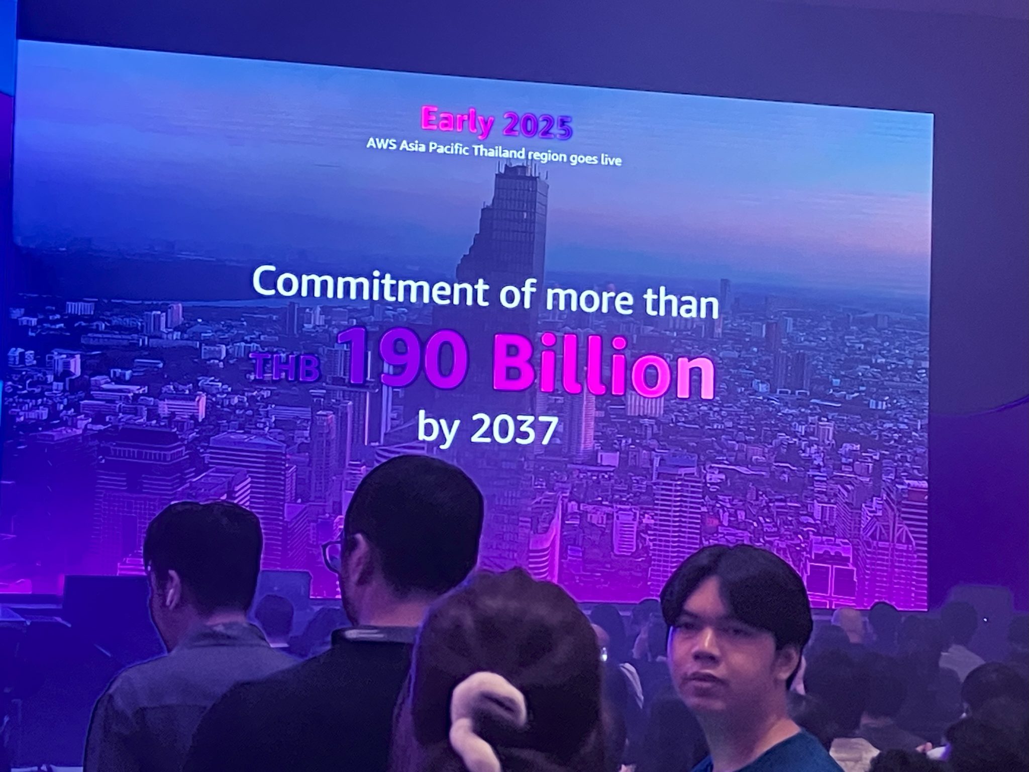 AWSタイリージョンが2025年初頭開始と発表。セター首相Keynote登壇 (AWS Summit Bangkok 2024